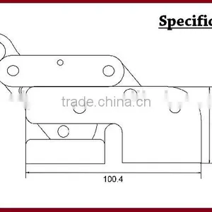 4820SS Ladder Vertical Life Line System Hardware Equipment Parts Stainless Steel Jaw and Jaw Turnbuckle thumbnail-4