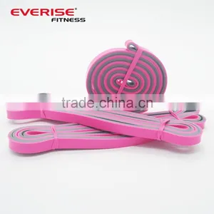 Hot Sale the Newest Developed Two Color Two Layer Latex Resistance Band Set Exercise Bands thumbnail-4
