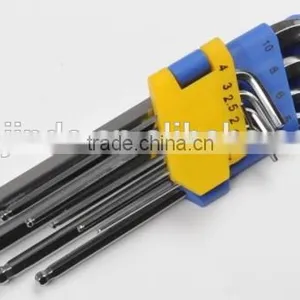 9 Pcs Ball Point Hex Key Set thumbnail-2