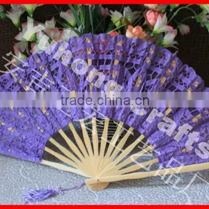 Wholesale Lace Wedding Bamboo Fan thumbnail-3