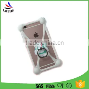 High Quality Colorful Candy Cute Ring Support Universal Soft Silicone Phone Holder Suitable For 3.5-6 Inch Phone Model thumbnail-4