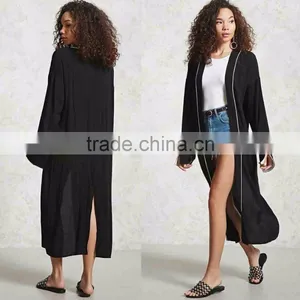 Muslim Long Cardigan Contemporary Longline Kimono Cardigan Knitwear Cardigan Manufacturers thumbnail-1