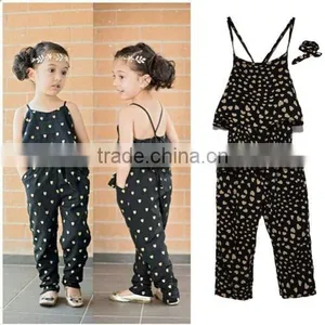 High Quality Two Piece Suit Ruffles Soft Cotton Baby Clothing thumbnail-1