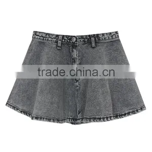 Garment Factory New Arrival Short Sexy Jeans Skirt thumbnail-2