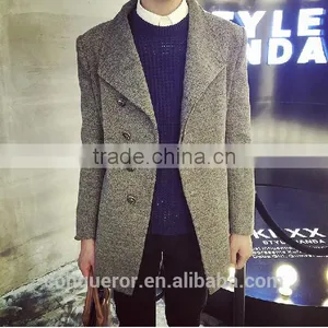 Wool Winter Coat . Men Overcoat BCL005 thumbnail-1
