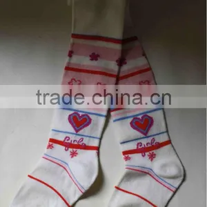 High Quality Cotton Knitted Tights Jacquard Pattern Tights Kids thumbnail-1