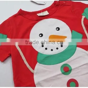 New Fashion Snowman Baby Romper Baby Clothes Baby Christmas Clothes thumbnail-4