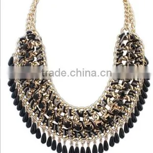 Zm33249a Latest Vintage Bohemian Jewelry Accessory Wholesale China Gold Plated Choker Necklace thumbnail-5