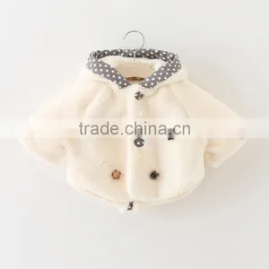 Zm40650b Winter Warm Children Fur Coat / Baby Girls Rabbit Fur Coat With Hood thumbnail-2