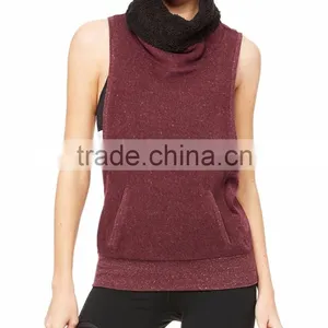 Yoga Frost Winter Vest in Black Heather For Women thumbnail-3