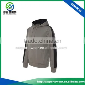 Top Quality Cotton Wholesale Pullover Men Fleece in Side Hoody thumbnail-1