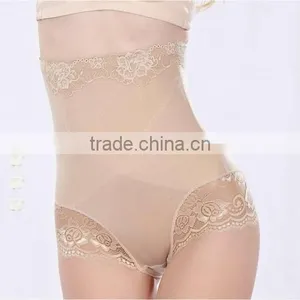2017 Polyester Plus Size And High Waist Abdomen Drawing Panties thumbnail-3