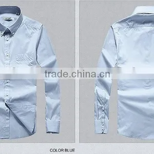 Non Iron Men's Shirt Pink Color Shirt Oxford Fabric Shirt Dress Shirt thumbnail-2