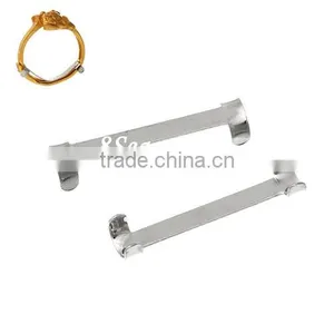 Wholesale Silver Tone Rectangle Ring Size Adjuster Reducer Resizer Clip thumbnail-1