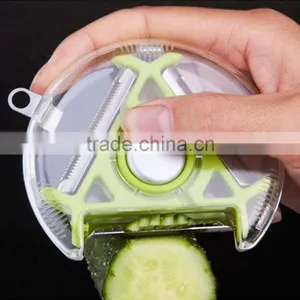 Multifunctional 3 in 1 Kitchen Peeler Grater Slicer Cooking Tools Vegetable Potato Peeler Zester Cutter Rotatable Utensil KC1072 thumbnail-3
