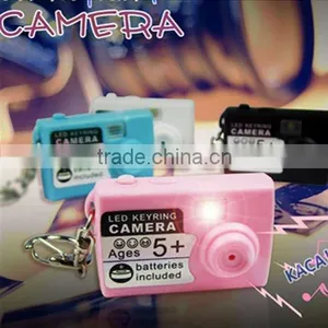 Camera Shaped LED Lighting Keychain Promotion Gift thumbnail-1