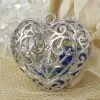 Heart Hollow Brass Pendant With Rhinestone Inside Wholesale From China Beads Factory thumbnail-3