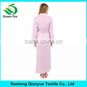 Bridesmaid Robe Women's Modal Bath Robes Long Robe Wholesale Rhinestone thumbnail-2