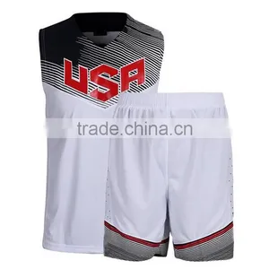 High Quality Cheap Custom Uniform Basketball Jersey Design 2016 thumbnail-3
