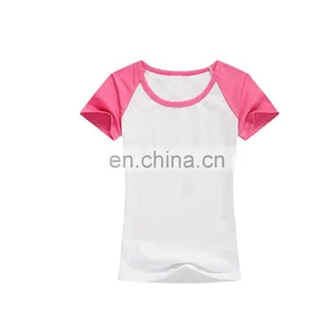 2016 Fashion Blank Woman Plain Tshirt thumbnail-3
