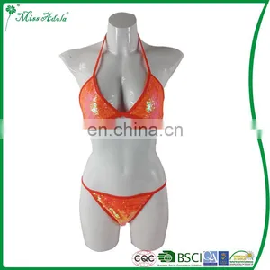 Custom Wholesale Open Sex Girls/woman/men Triangle Bikinis Swimwear Fabric thumbnail-3