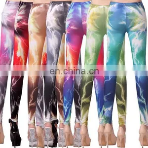 Spring Women Fashion Perfect Body Shaping Leggings Slender Leggings Slippery Silk Texture Spring Leggings thumbnail-1