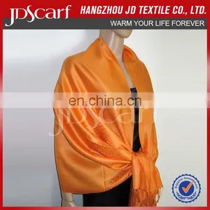 2016 Beautiful Jacquard Scarf Fashion Shawl Silk Pashmina thumbnail-4