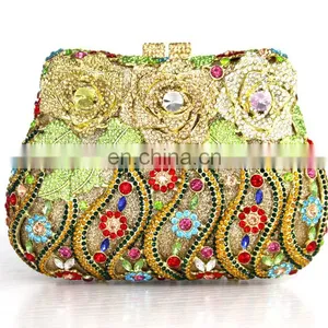 2016 Crystal Rhinestone Handbag Evening Clutch Bag Women Purse thumbnail-5