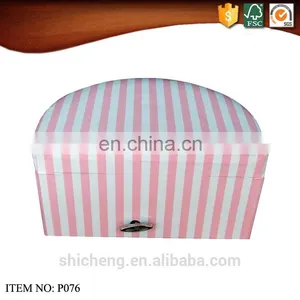 China Factory Semicircle Paper Jewellery Musical Boxes for Wholesale thumbnail-3