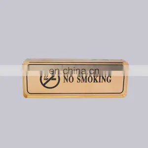 Professional OEM Accepted Custom Made Rectangle Shape Notice Display Type Hard Plastic Hotel No Smoking Acrylic Stand thumbnail-1