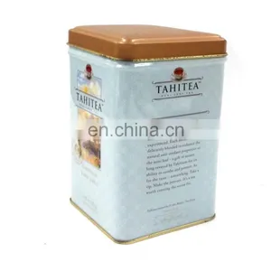 Square Wholesale Tea Tin, Promotional Tin Can,coffee Tin Box thumbnail-2