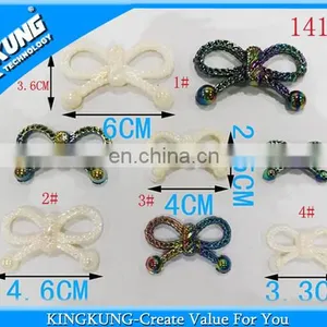 Colorful Bowknot of Ladies Pvc Shoe Flower thumbnail-1