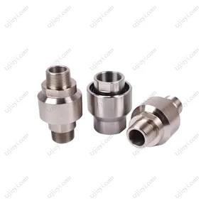1 Inch BSP Stainless Steel 304 Straight-through Thread Connection High Pressure Rotary Joint for Hydraulic Oil,water thumbnail-1