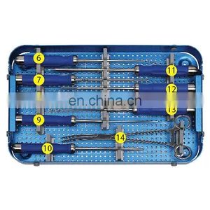 Orthopedic Surgical Instruments Spinal Anterior Cervical Plate System Instrument Set for Cervical Surgery Spine thumbnail-6