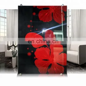 Silk Screen Printing Color Glittering Glass For Refrigator/air Conditioner thumbnail-1
