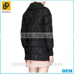 China Factory Wholesale Costom Long Sleeve Women Winter Coat thumbnail-3