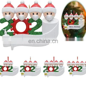 2021 Quarantine Christmas Decoration Supplies Party Decoration Gift Personalized Xmas Tree Ornament All Series for Home thumbnail-1