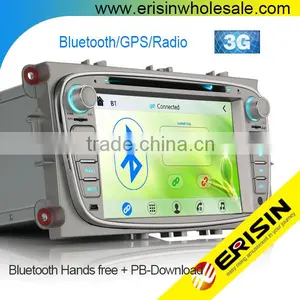 Erisin ES7608M 7 Inch 2 Din Car Radio DVD GPS Bluetooth for Mondeo S-Max thumbnail-1