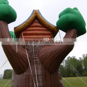 Outdoor Large Inflatable Tree House Slide for Sale thumbnail-1