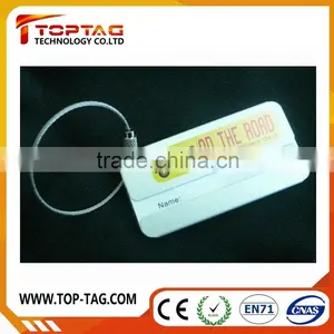 2015 Eco-friendly Hot Sale Plastic Soft Pvc Custom Luggage Tag for Airport thumbnail-1