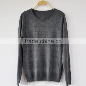 Spring Men Women Sweater Cashmere Long Sleeve Cable Pullover thumbnail-1
