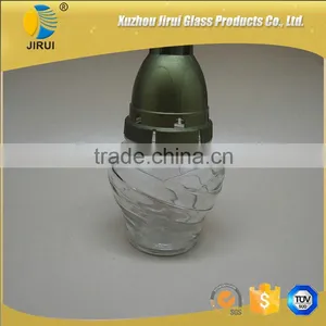 200ml Attractive Knight Shape Clear Glass Food Jar thumbnail-2