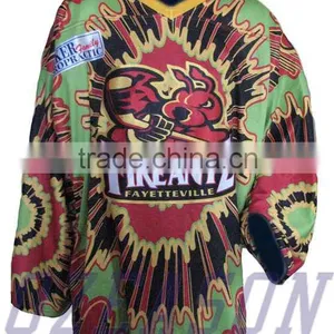 2016 Custom Embroidered Hockey Jerseys,Sublimated Ice Hockey Jersey thumbnail-5