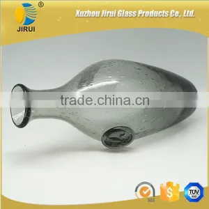 1200ml Clear Glass Wide Mouth Vase thumbnail-6