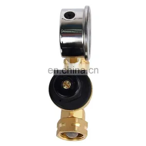 COVNA DN20 3/4 Inch Lead-Free Brass High Pressure Adjustable RV Water Pressure Regulator With Gauge thumbnail-2