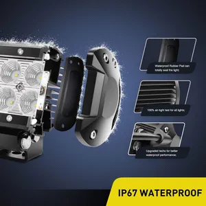 Automotive Accessories Best Selling High Quality IP67 Waterproof Spot Flood Beam 18W Car LED Light Bar 4 Inch thumbnail-3