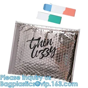 Biodegradable Compost Slider Zip Lock Bubble Bag Eco Ziplockk Padded Bags Mailer Zip Zipper Bubble Bag Padded Bubble Bag thumbnail-3