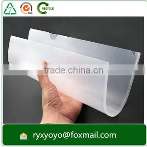 Factory Wholesale a4 Transparent Hard Plastic pp L Shape Clear File Folder thumbnail-6