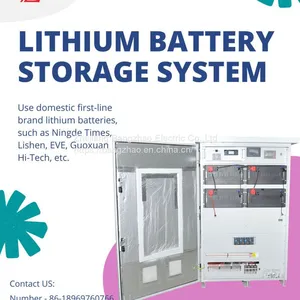 Bangzhao Electric High Voltage 460VDC 256kwh Lithium Battery Storage System With EMS for Island Energy Storage System thumbnail-1