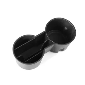 Tesla Model 3/Y 2021-2022 Car TPE Cup Holder Cover Interior Auto Accessories thumbnail-1
